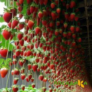 Клубника ампельная Анастасия купить по цене от 370р. в интернет-магазине «Посадика» с доставкой почтой в в Сакие и по всей России – [изображение №1].