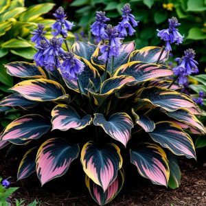 Хоста Пайн Эхо купить по цене от 699р. в интернет-магазине «Посадика» с доставкой почтой в в Сакие и по всей России – [изображение №1].